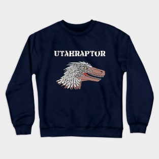 Utahraptor Head Crewneck Sweatshirt